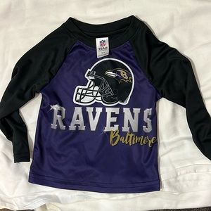 NFL Baltimore Ravens Long Sleeve Shirt- 12 M— Unisex